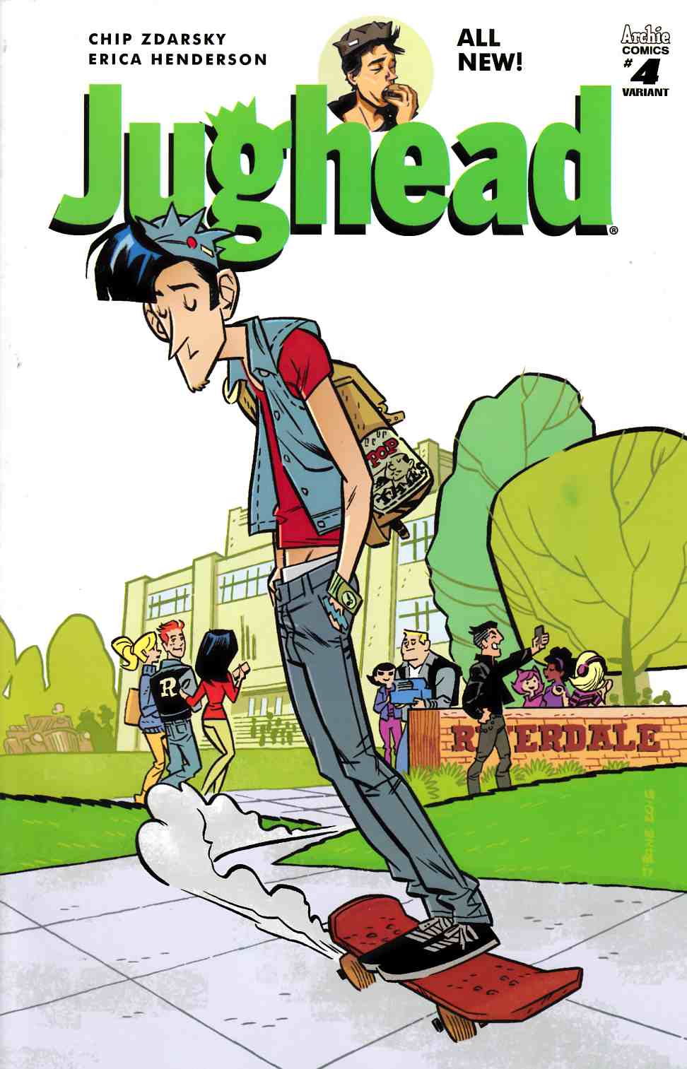 Jughead #4 Cover B- J Bone [Archie Comic] LARGE