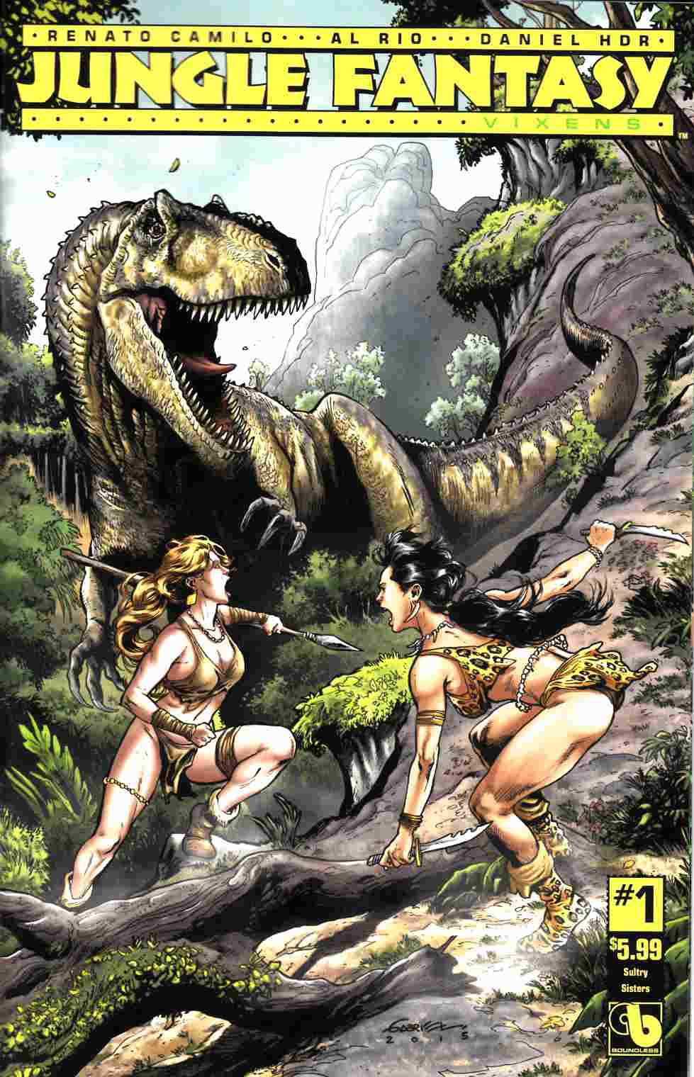 Jungle Fantasy Vixens #1 Sultry Sisters Cover [Boundless Comic] THUMBNAIL