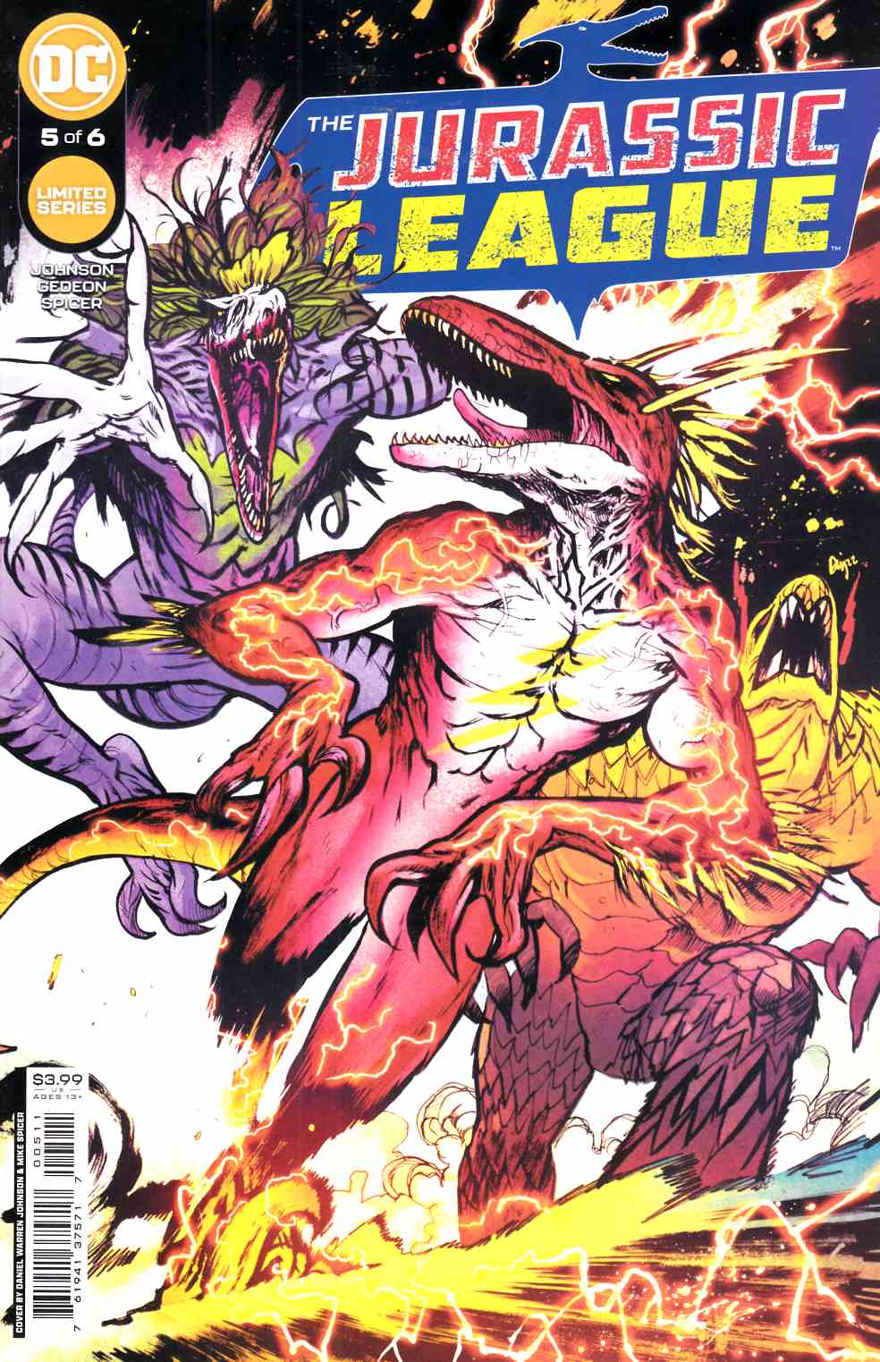 Jurassic League #5 Near Mint (9.4) [DC Comic] LARGE