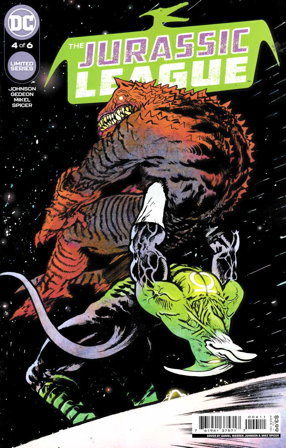 Jurassic League #4 Near Mint (9.4) [DC Comic] LARGE