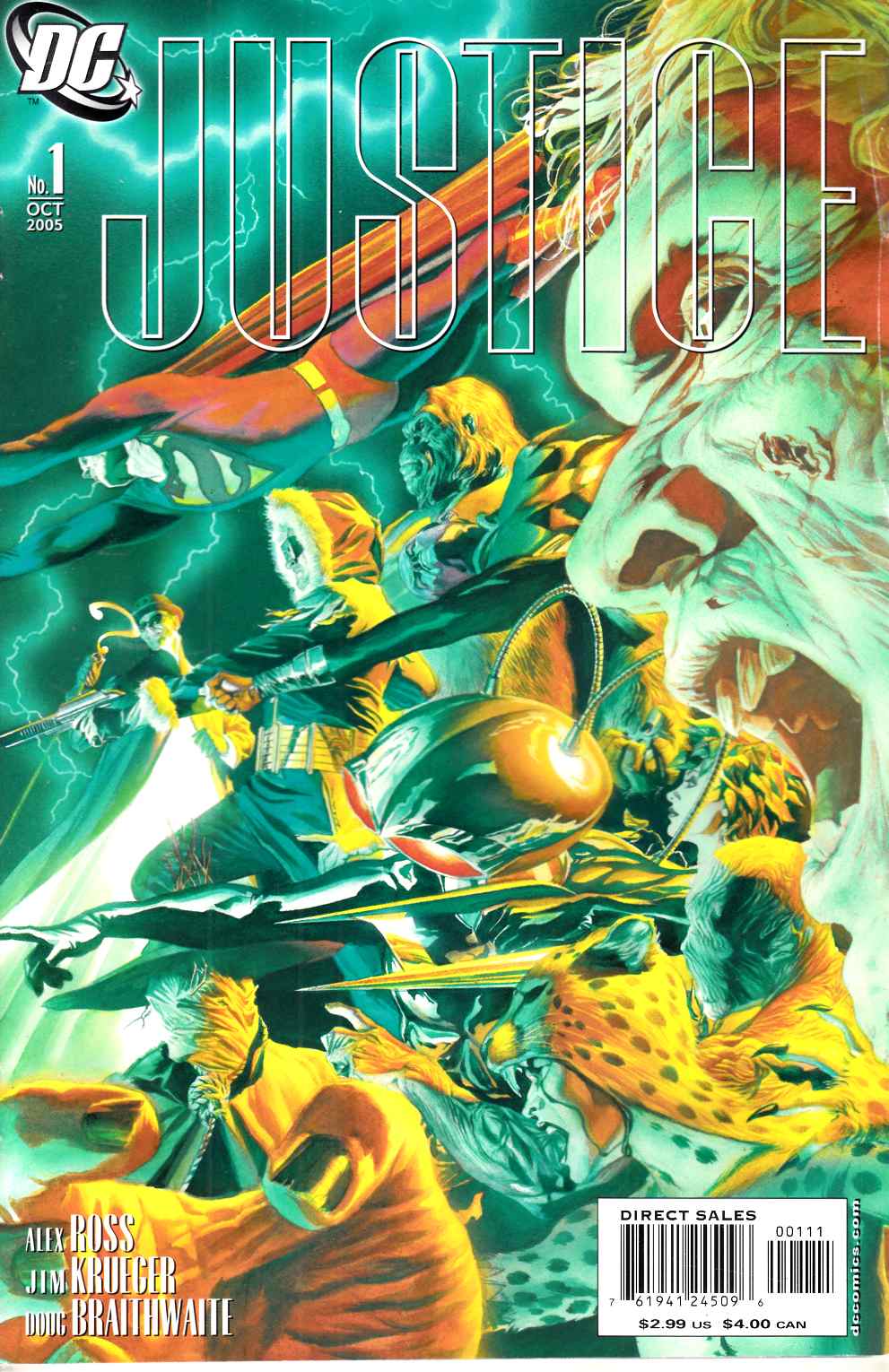 Justice #1 Cover B Very Good (4.0) [DC Comic] THUMBNAIL