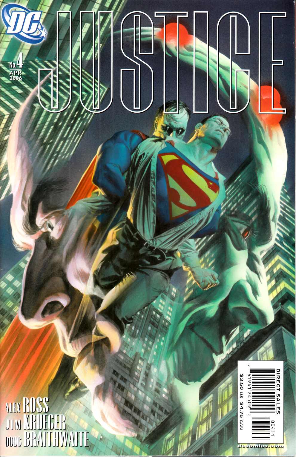 Justice #4 Fine (6.0) [DC Comic] THUMBNAIL