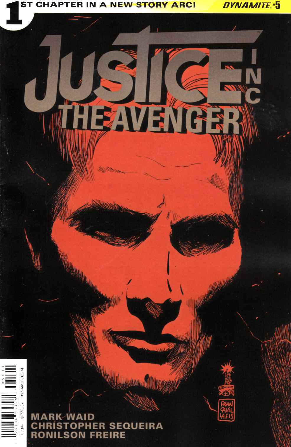 Justice Inc Avenger #5 Francavilla Cover [Dynamite Comic] THUMBNAIL