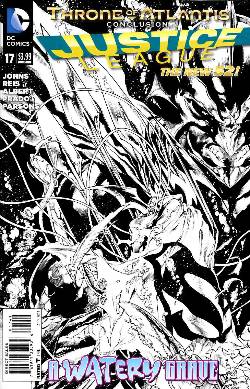 Justice League #17 Black & White Variant Cover [DC Comic] LARGE