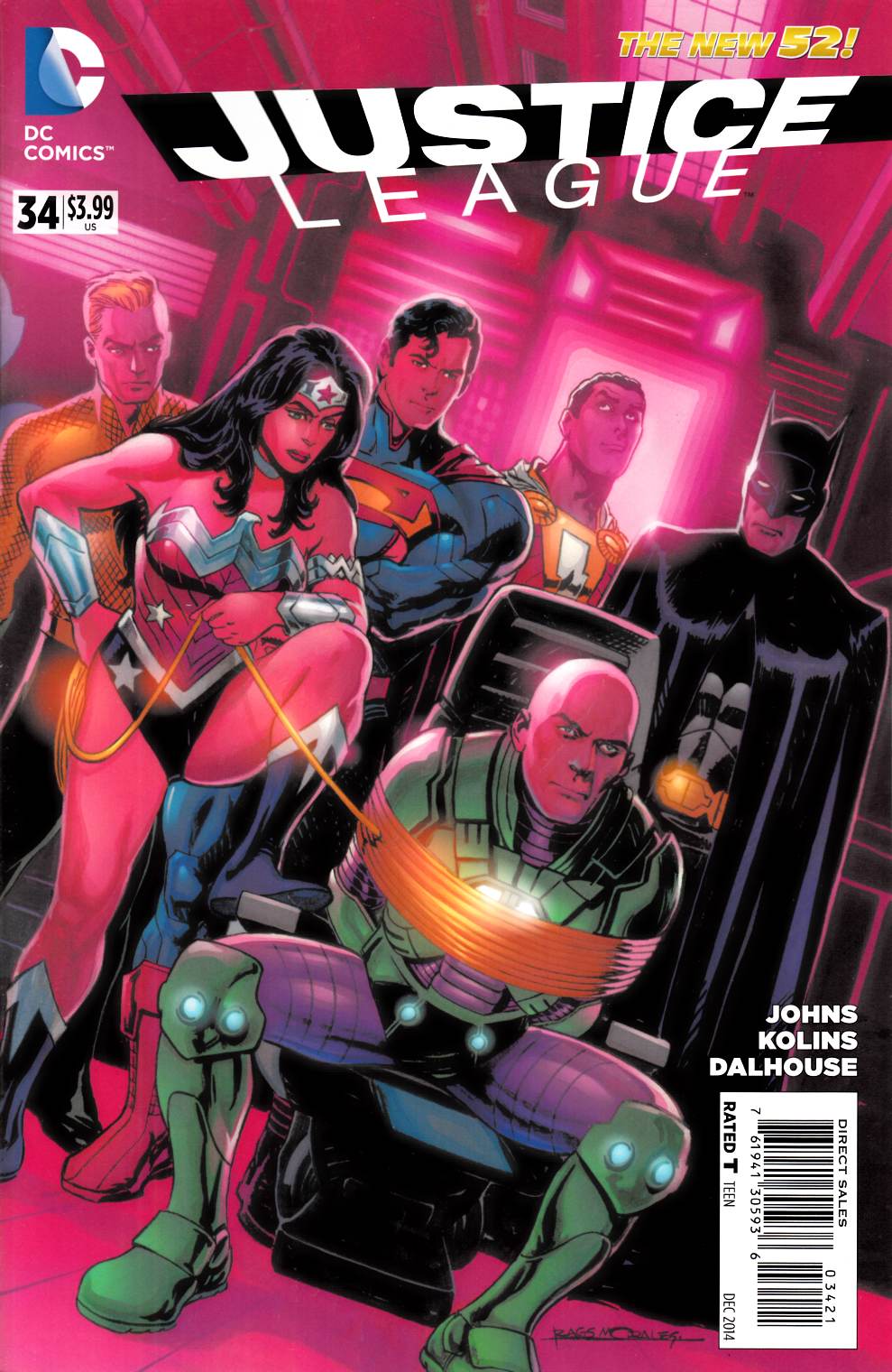 Justice League #34 Morales Variant Cover [DC Comic] LARGE
