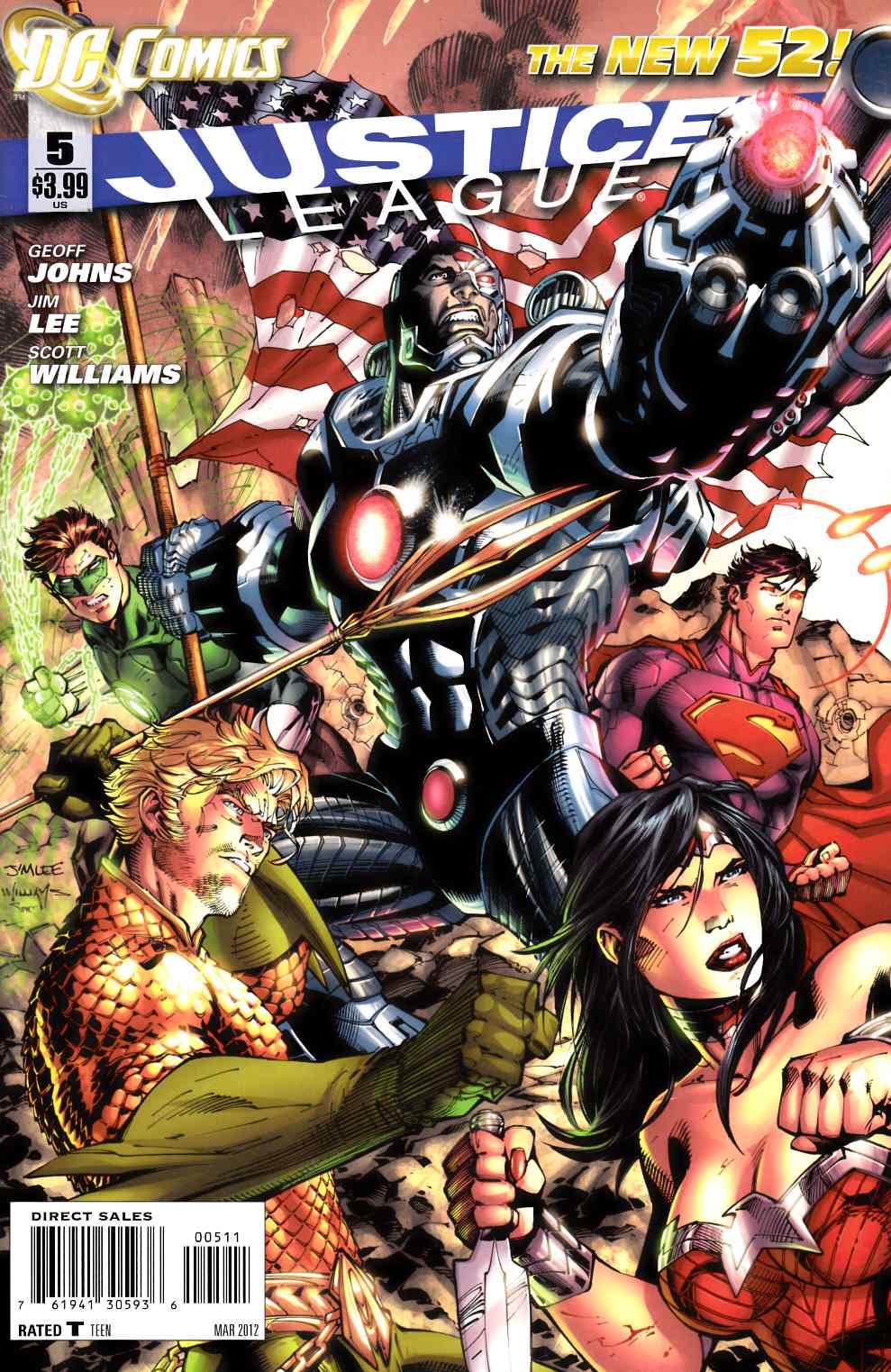 Justice League #5 Very Fine (8.0) [DC Comic] THUMBNAIL