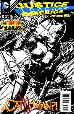 Justice League of America #3 Black & White Incentive Cover [Comic] LARGE