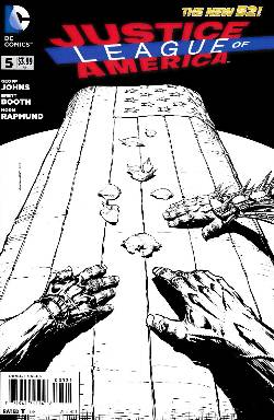 Justice League of America #5 Black & White Incentive Cover [Comic] LARGE