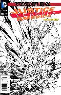 Justice League of America #8 Black & White Variant Cover (Evil) [Comic] THUMBNAIL