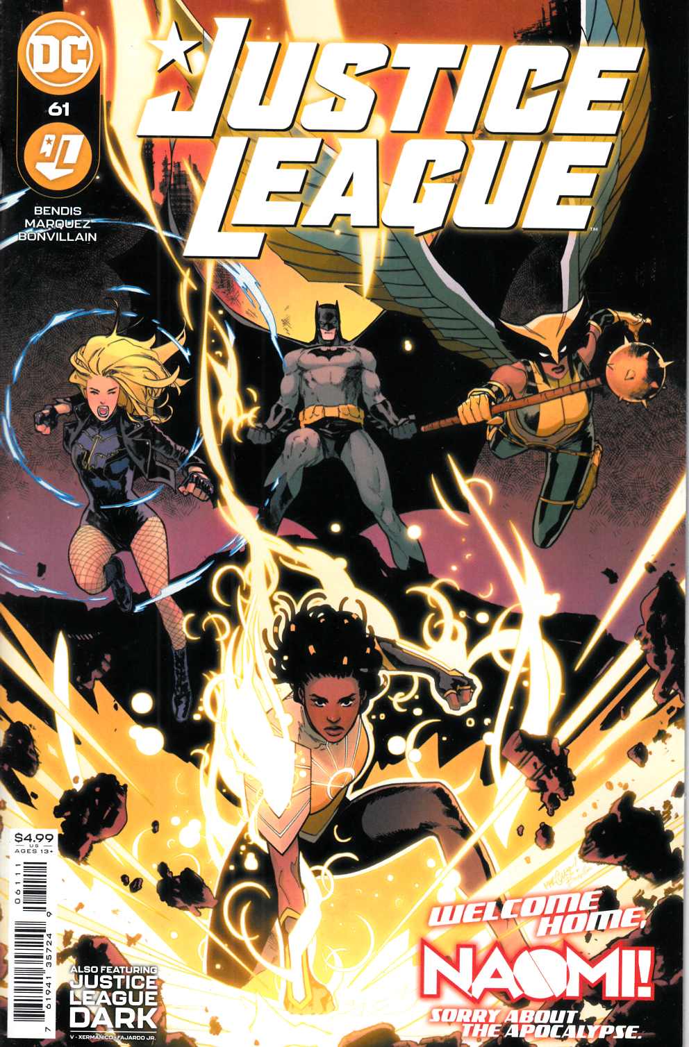 Justice League #61 Cover A Near Mint (9.4) [DC Comic] THUMBNAIL