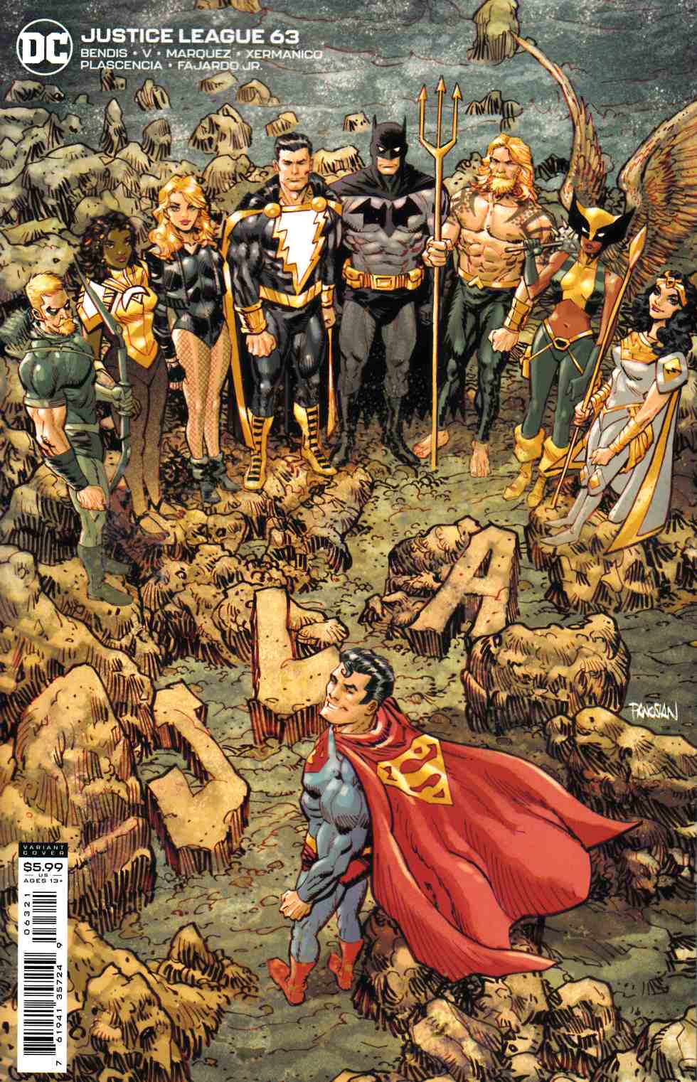 Justice League #63 Cover B Near Mint (9.4) [DC Comic] THUMBNAIL