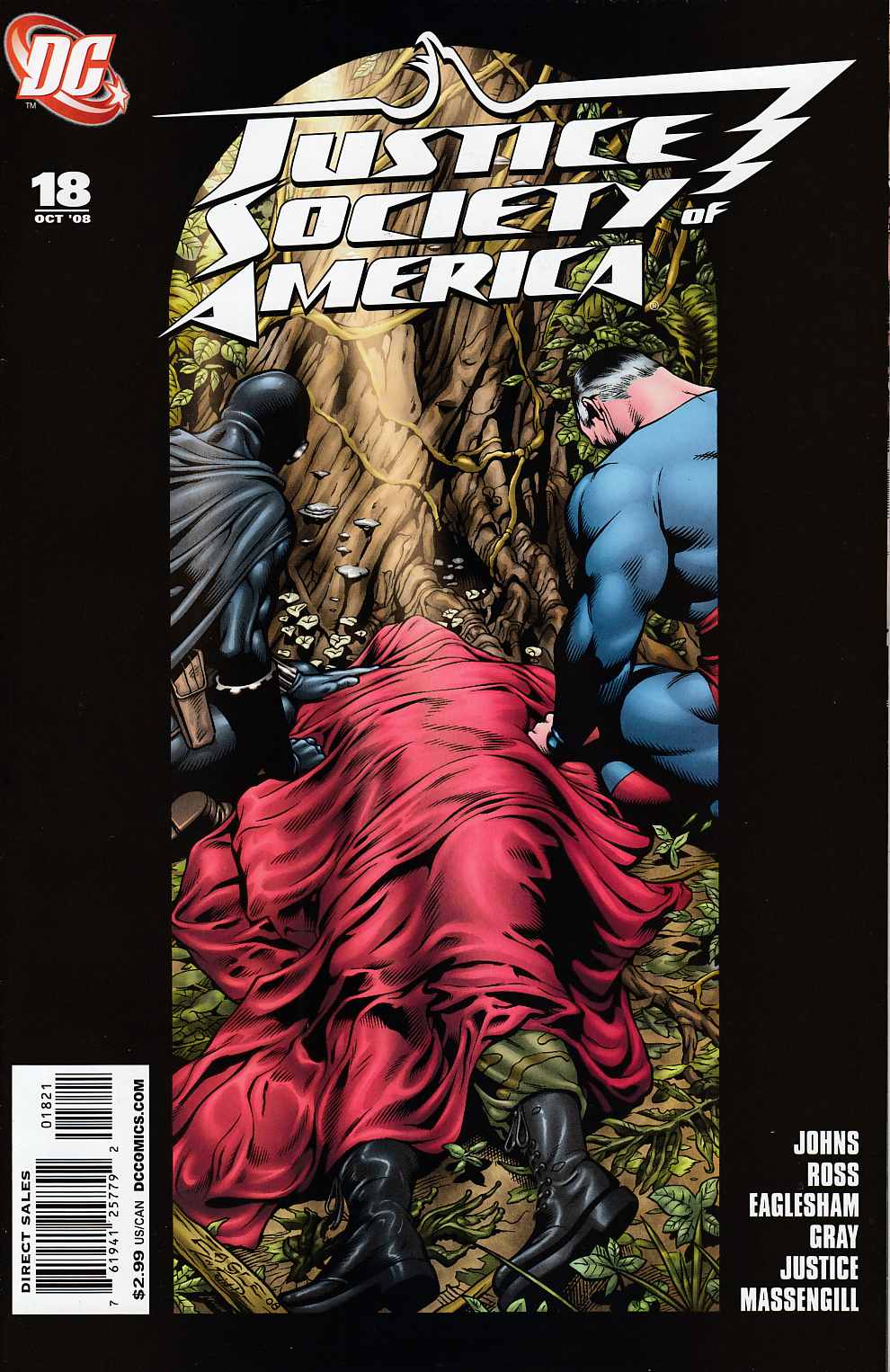 Justice Society of America #18 Eaglesham Variant Cover Near Mint (9.4) [DC Comic] THUMBNAIL