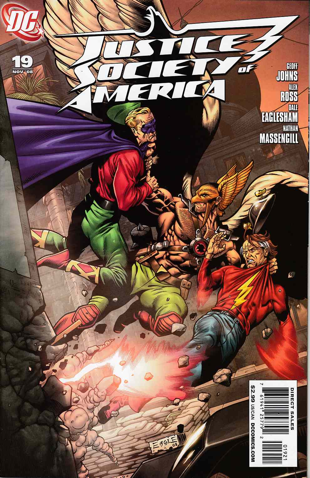 Justice Society of America #19 Eaglesham Variant Cover Near MInt (9.4) [DC Comic] THUMBNAIL