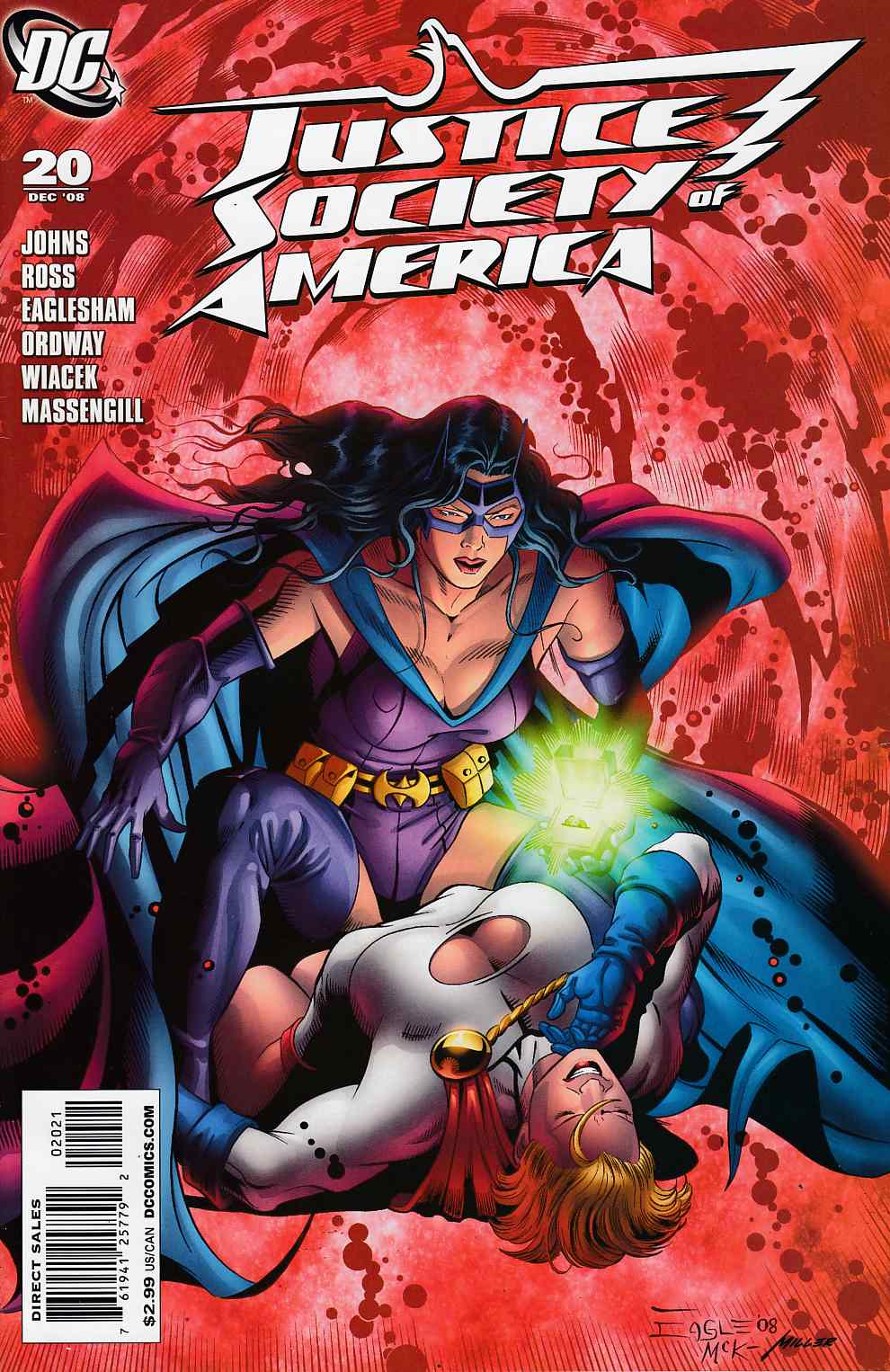 Justice Society of America #20 Eaglesham Variant Cover Very Fine (8.0) [DC Comic] THUMBNAIL