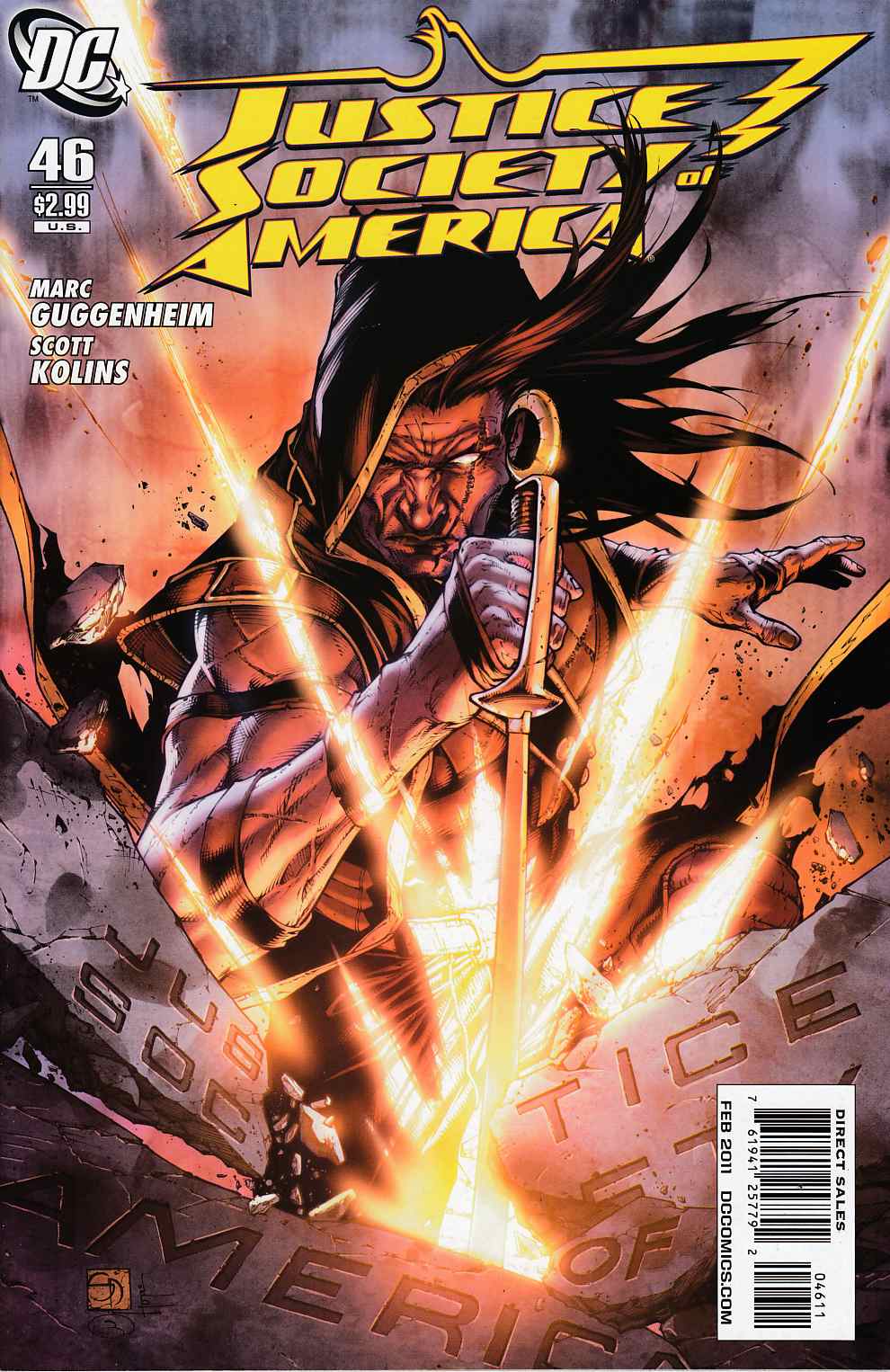 Justice Society of America #46 Very Fine (8.0) [DC Comic] LARGE