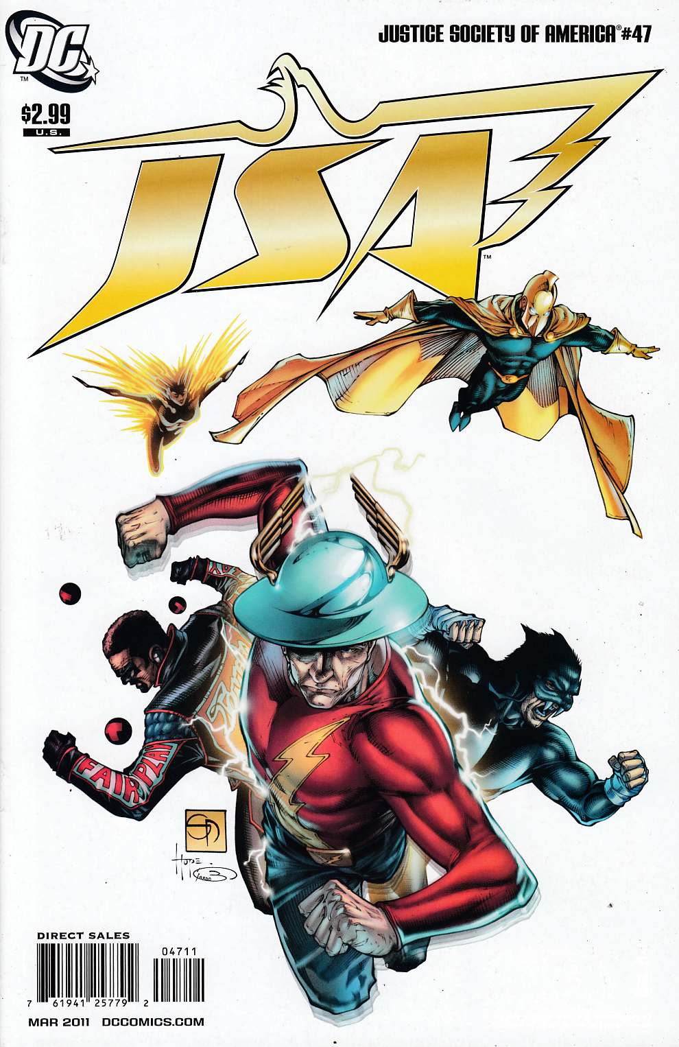 Justice Society of America #47 Near Mint (9.4) [DC Comic] LARGE