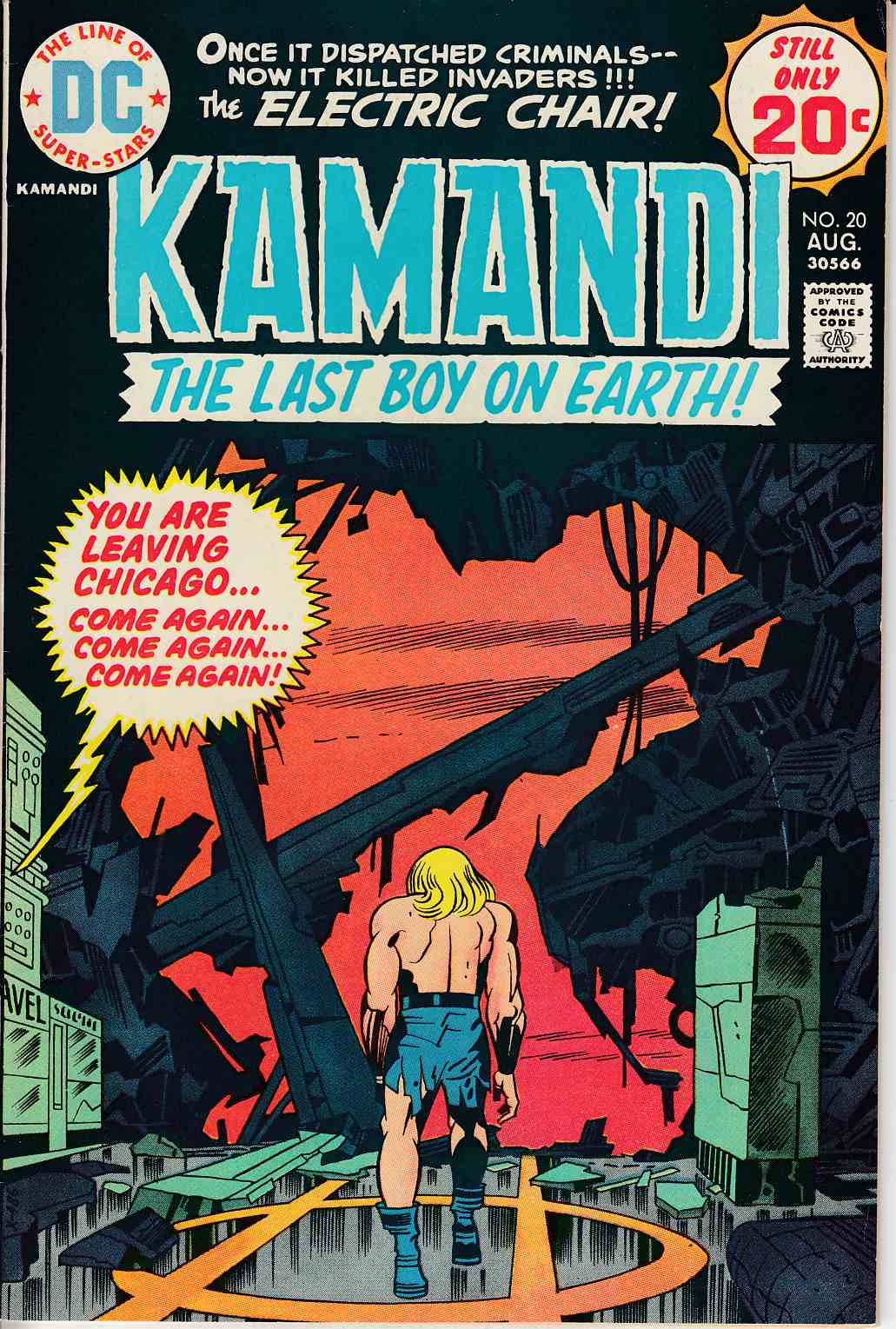 Kamandi the Last Boy On Earth #20 Very Fine Plus (8.5) [DC Comic] LARGE