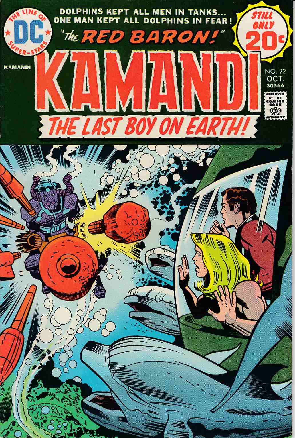 Kamandi the Last Boy On Earth #22 Very Fine (8.0) [DC Comic] LARGE