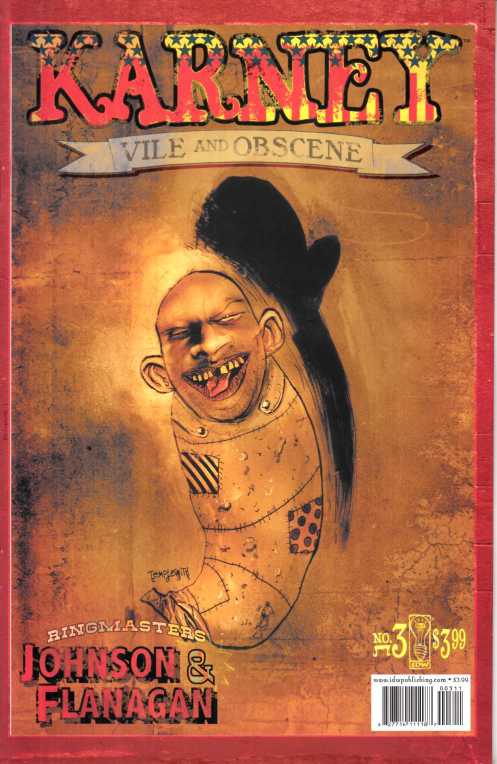 Karney #3 Near Mint (9.4) [IDW Comic] THUMBNAIL