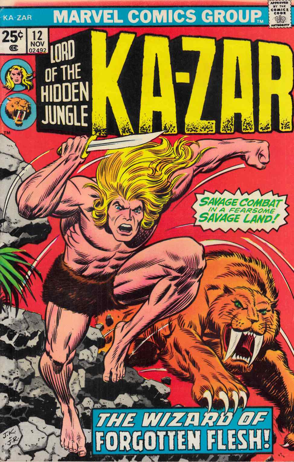 Ka-Zar #12 Fine (6.0) [Marvel Comic] THUMBNAIL