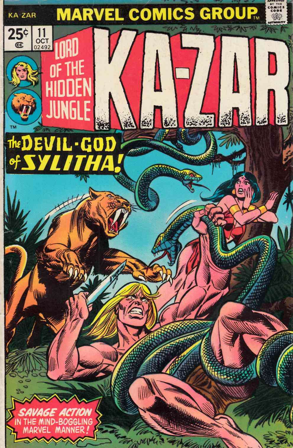 Ka-Zar #11 Fine (6.0) [Marvel Comic] LARGE
