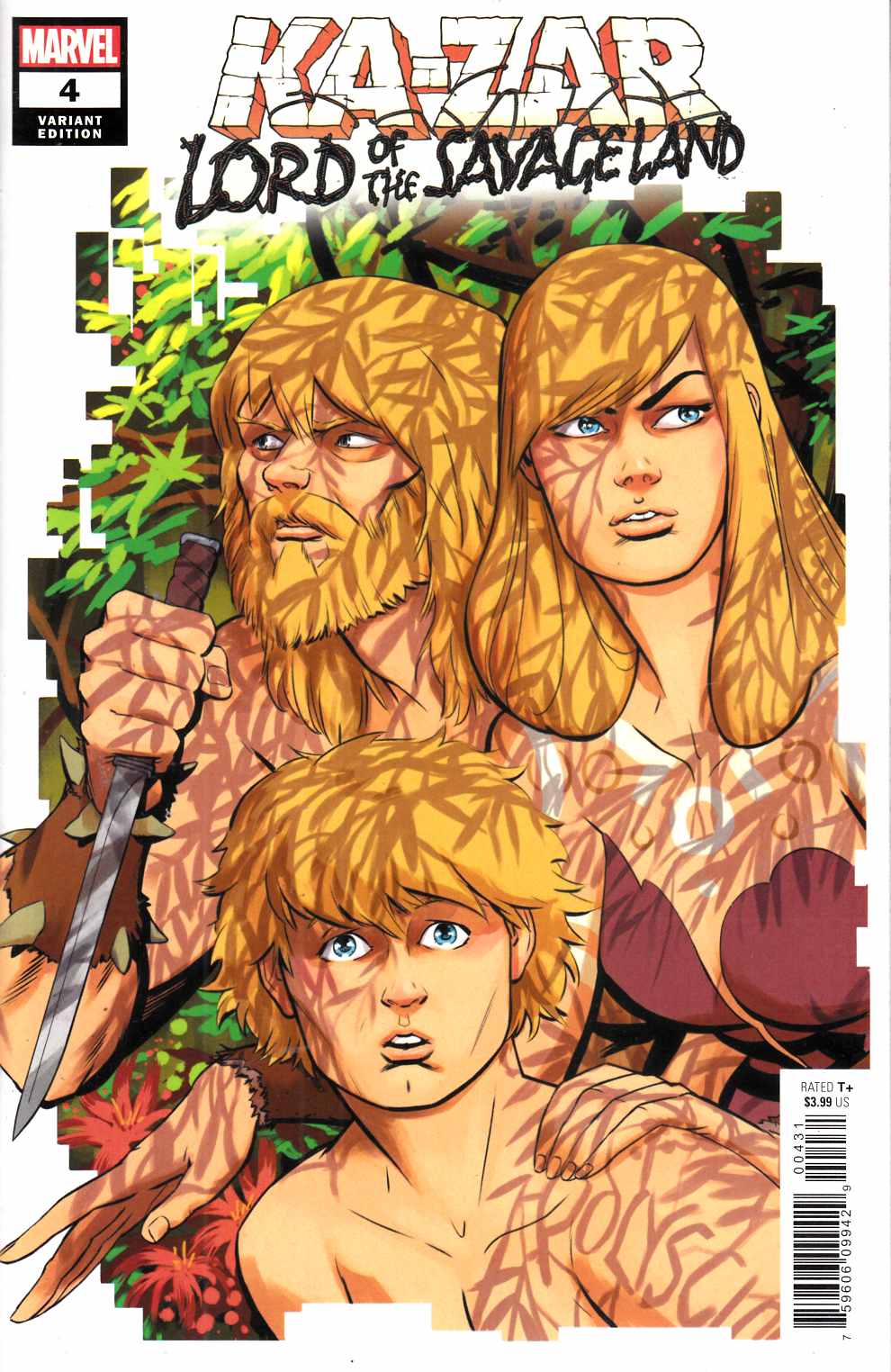 Ka-Zar Lord of the Savage Land #4 Rodriguez Variant Cover Near Mint (9.4) [Marvel Comic] LARGE