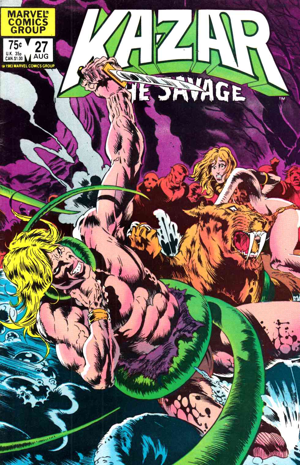Ka-Zar the Savage #27 Fine (6.0) [Marvel Comic] LARGE