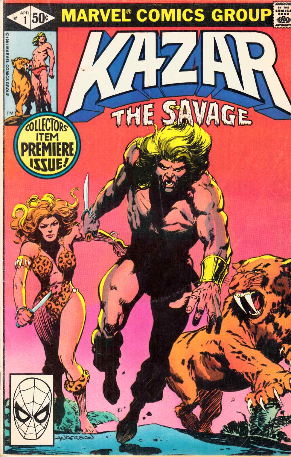 Ka-Zar the Savage #1 Very Good Plus (4.5) [Marvel Comic] LARGE