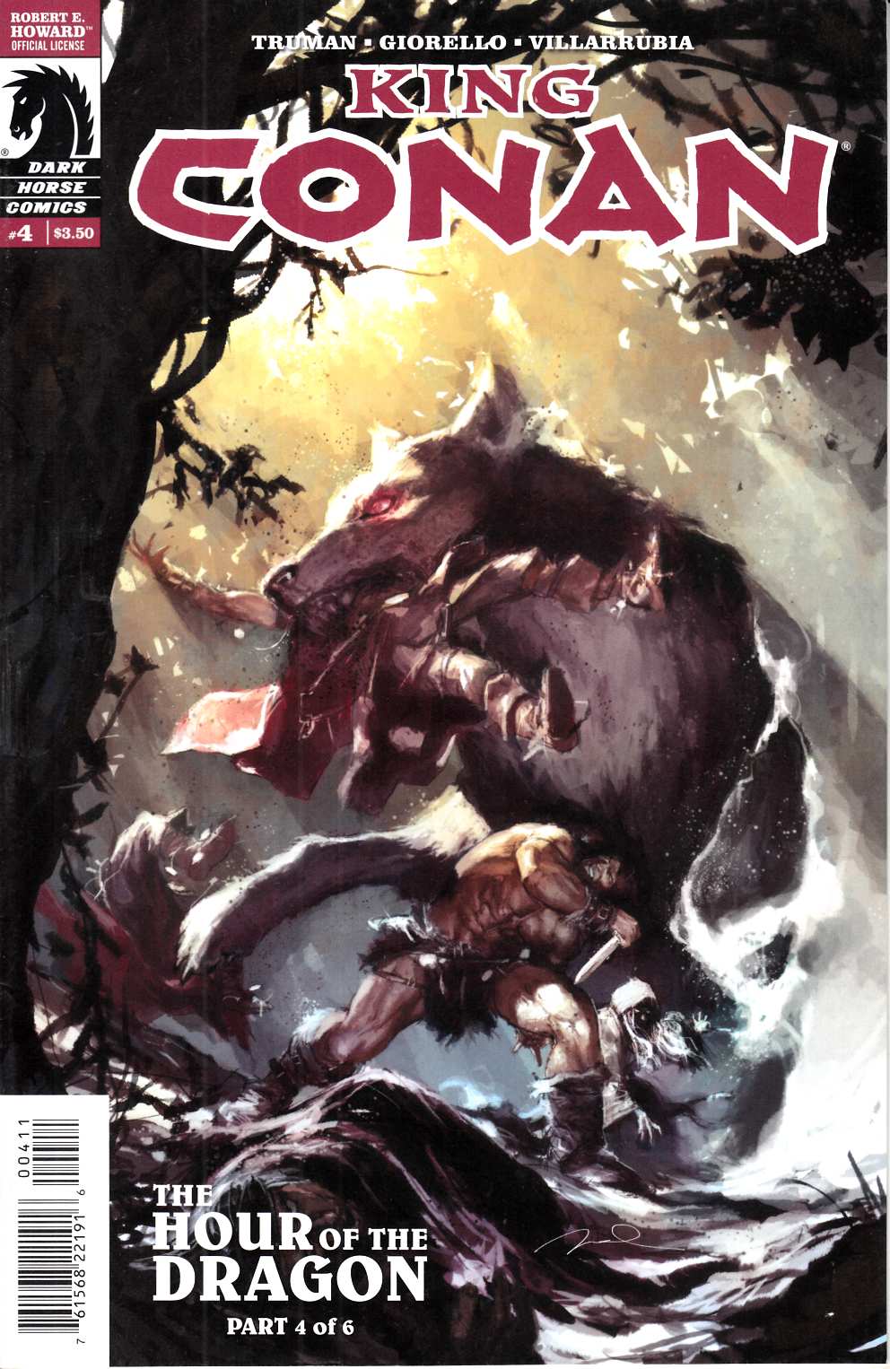 King Conan Hour of the Dragon #4 Very Fine (8.0) [Dark Horse Comic] LARGE