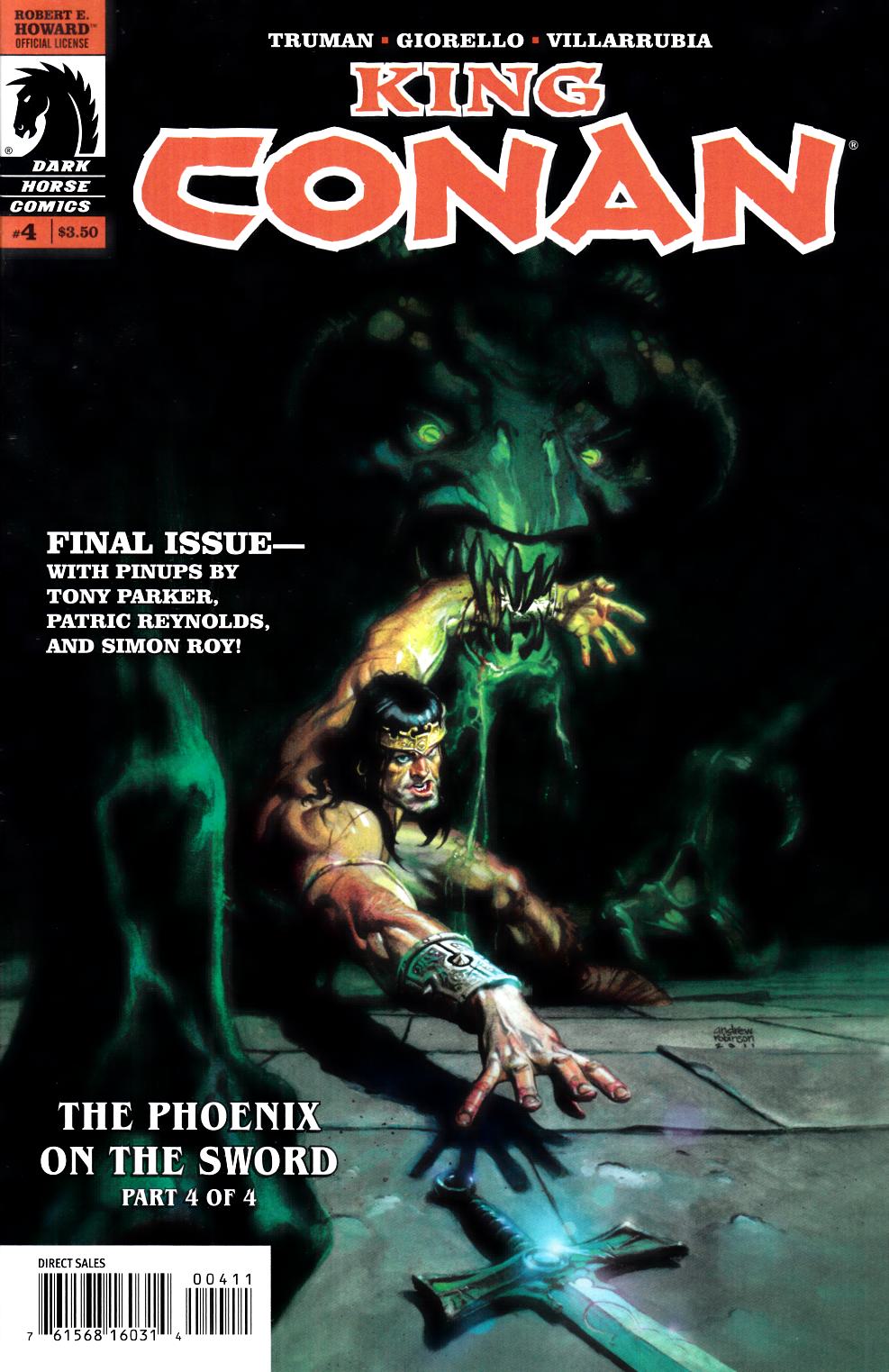 King Conan Phoenix on the Sword #4 Very Fine (8.0) [Dark Horse Comic] LARGE