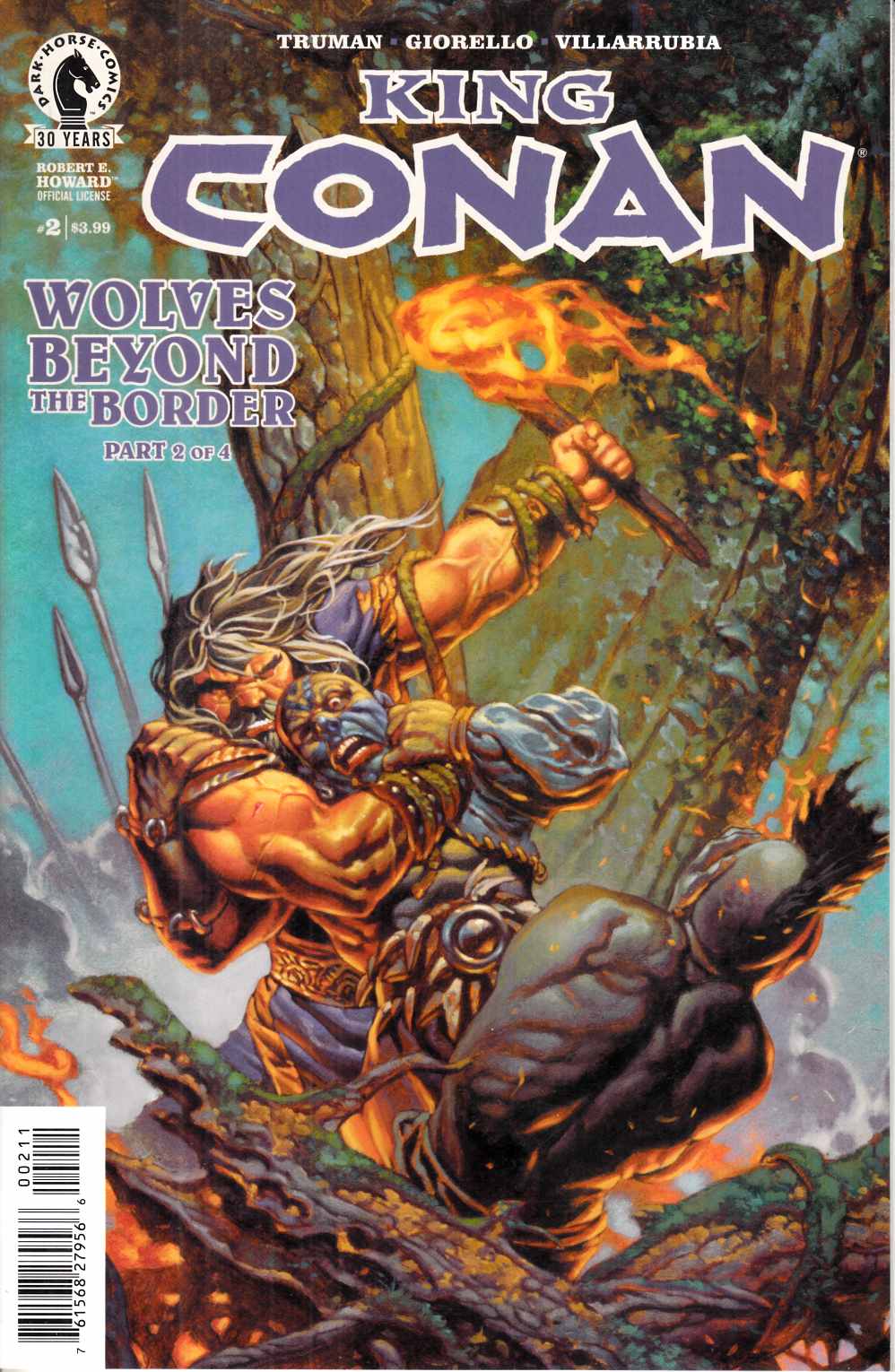 King Conan Wolves Beyond the Border #2 Near Mint (9.4) [Dark Horse Comic] LARGE