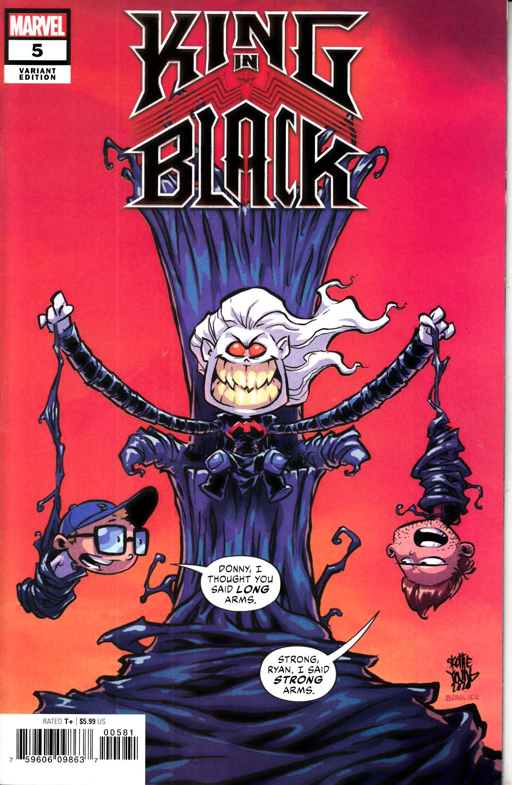 King In Black #5 Young Variant Cover Near Mint (9.4) [Marvel Comic] LARGE