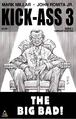 Kick-Ass 3 #2 Romita Jr. Sketch Incentive Cover [Comic] LARGE