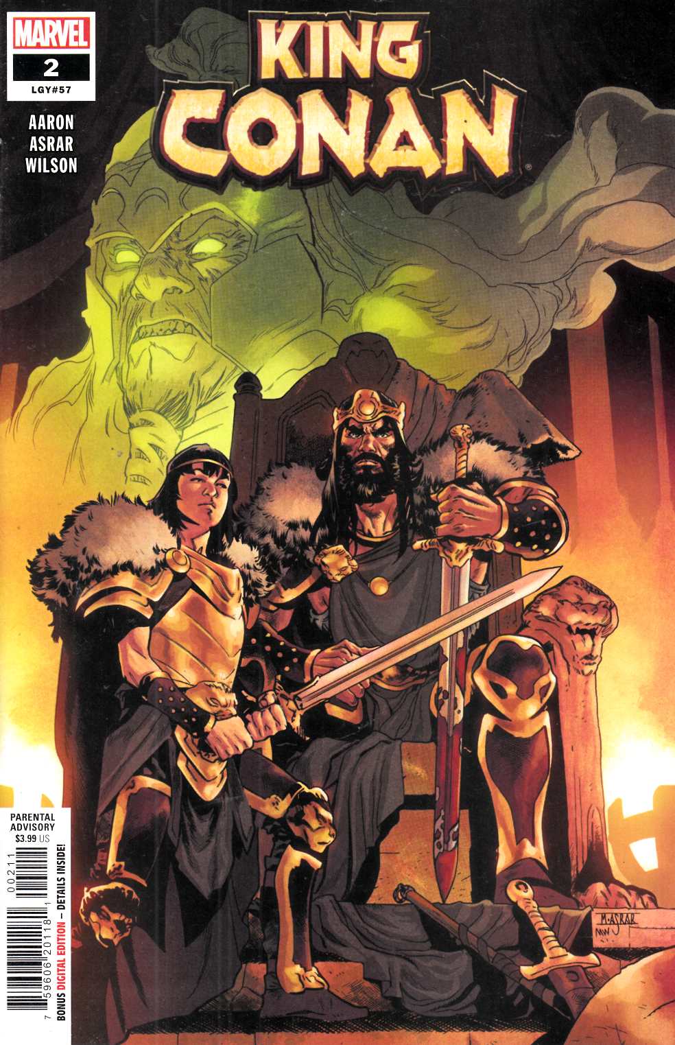 King Conan #2 Near Mint (9.4) [Marvel Comic] LARGE
