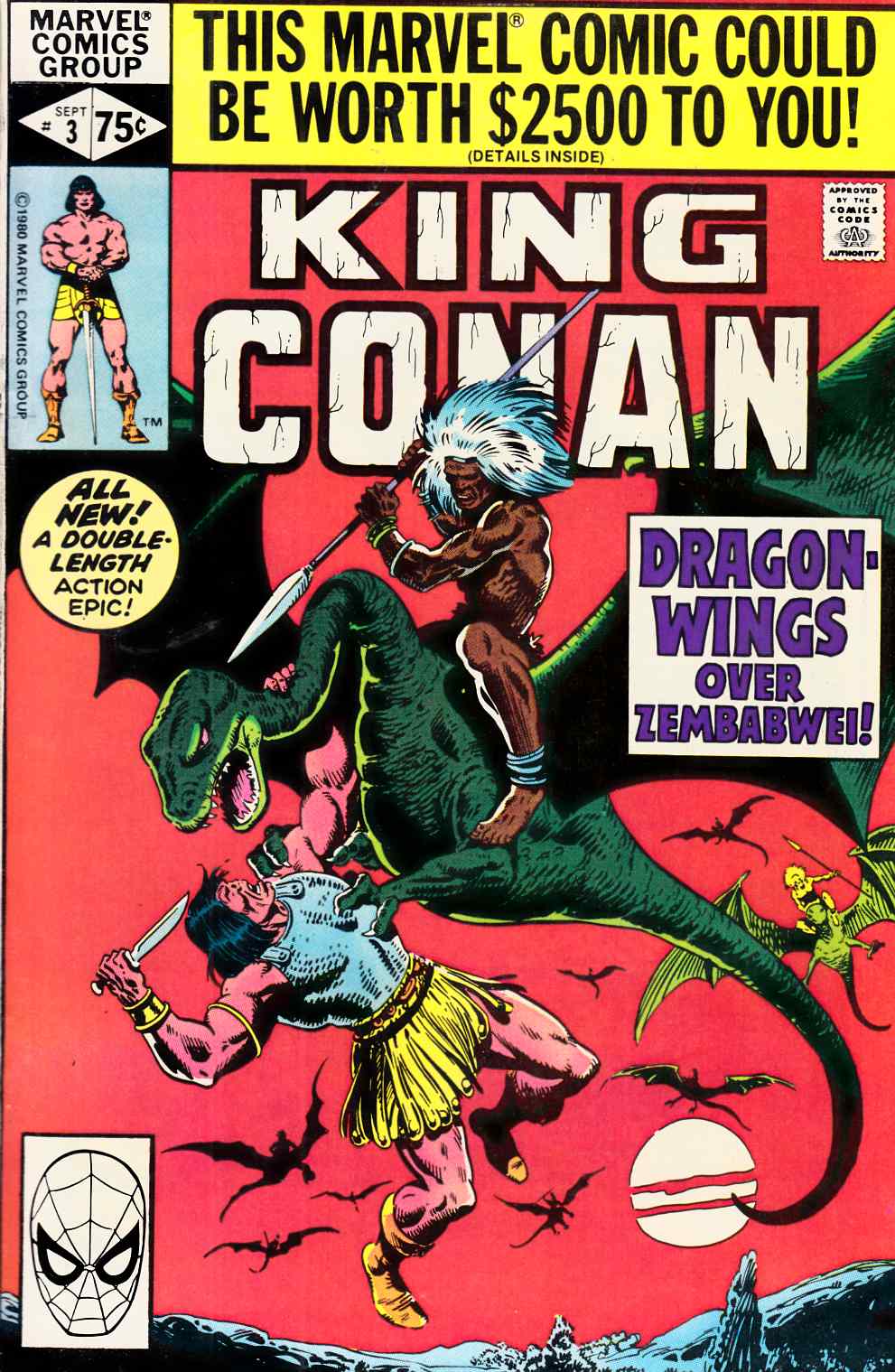 King Conan #3 Fine (6.0) [Marvel Comic] THUMBNAIL
