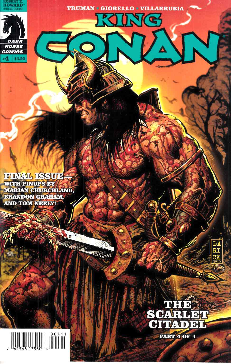 King Conan Scarlet Citadel #4 Near Mint (9.4) [Dark Horse Comic] THUMBNAIL