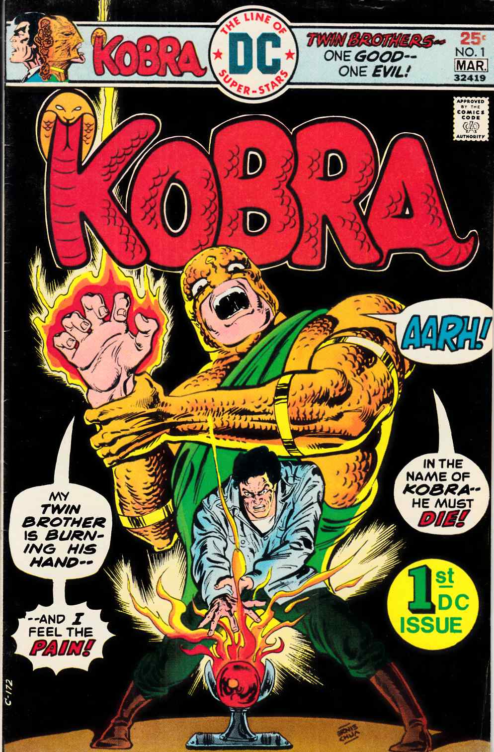 Kobra #1 Fine (6.0) [DC Comic] LARGE