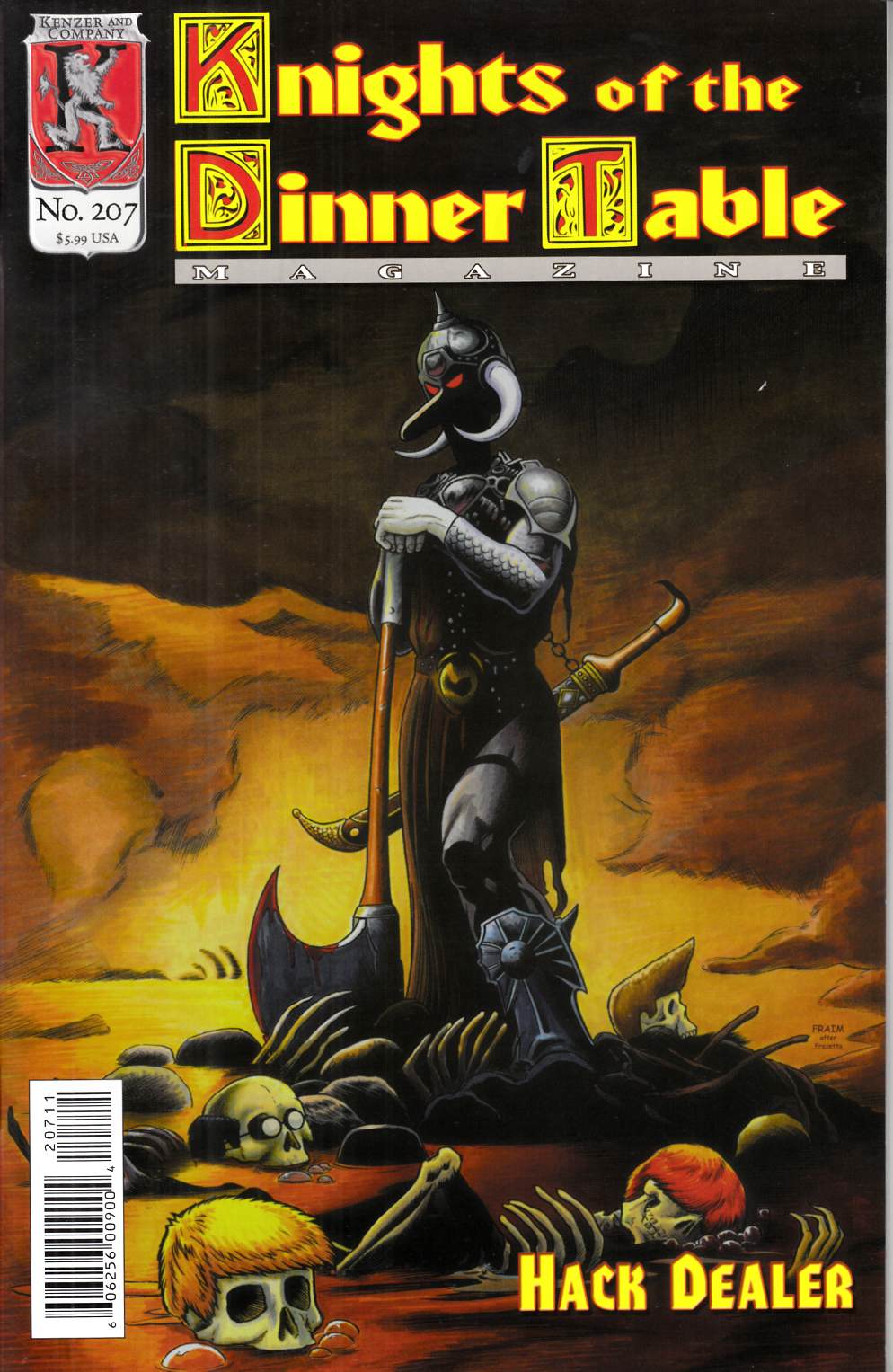 Knights of the Dinner Table #207 Very Fine (8.0) [Kenzer Comic] LARGE