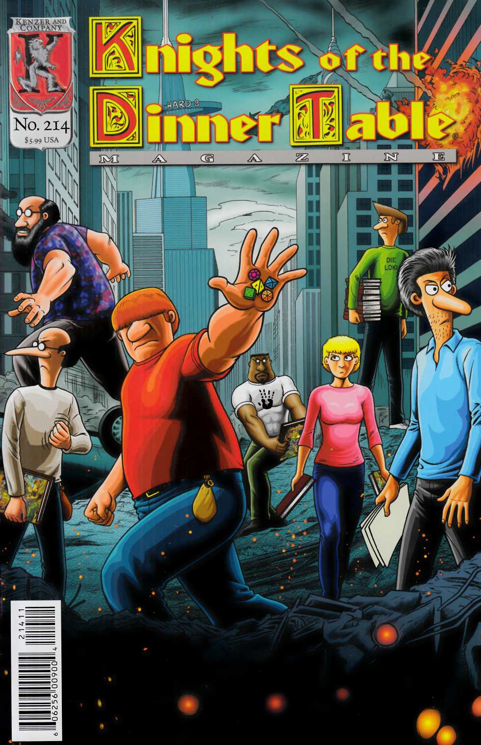 Knights of the Dinner Table #214 Near Mint (9.4) [Kenzer Comic] LARGE