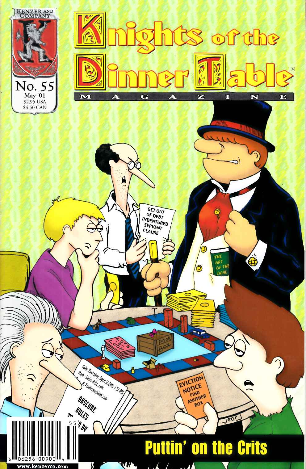 Knights of the Dinner Table #55 Very Fine (8.0) [Kenzer Comic] THUMBNAIL
