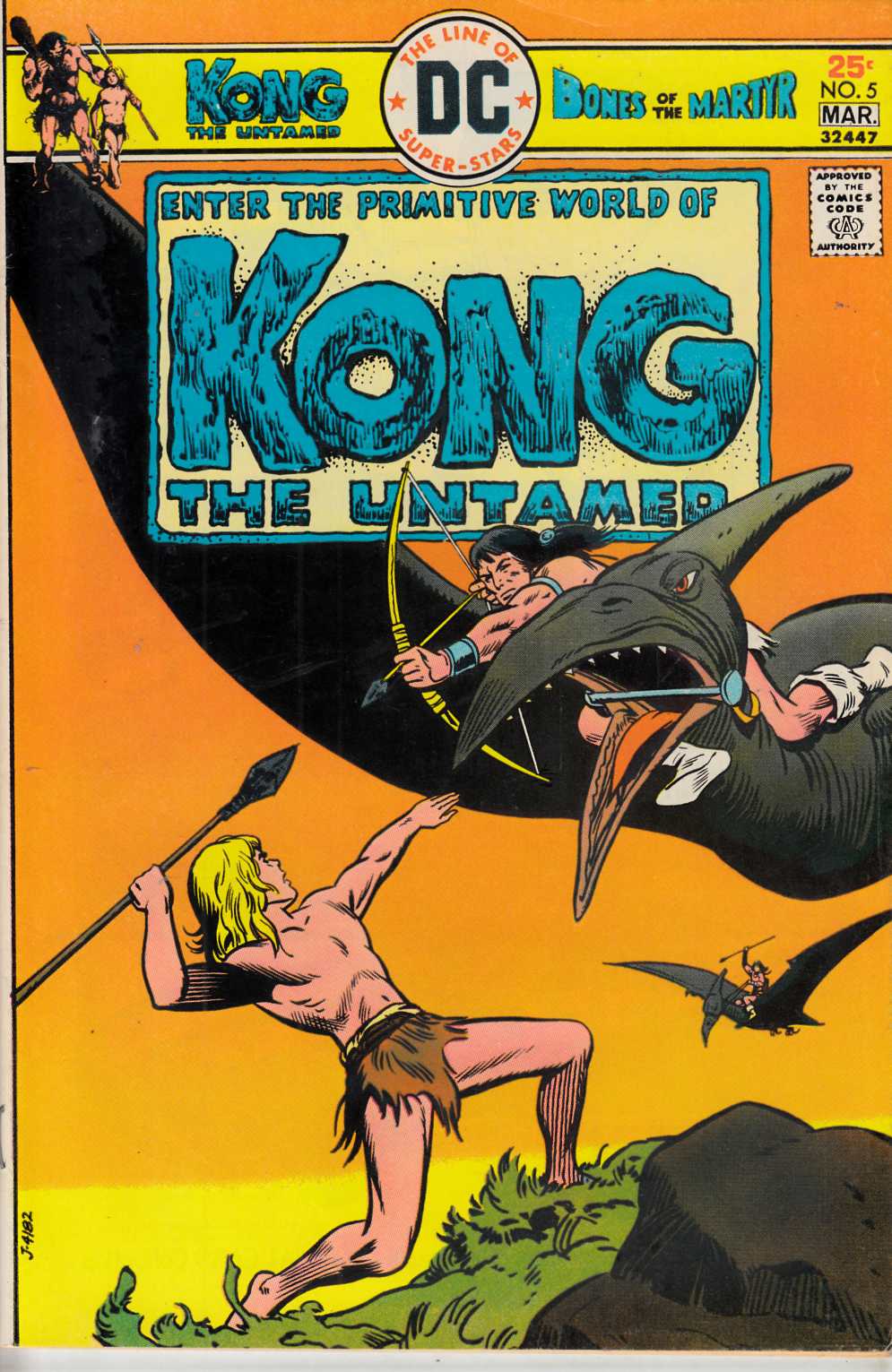 Kong the Untamed #5 Very Fine Plus (8.5) [DC Comic] LARGE