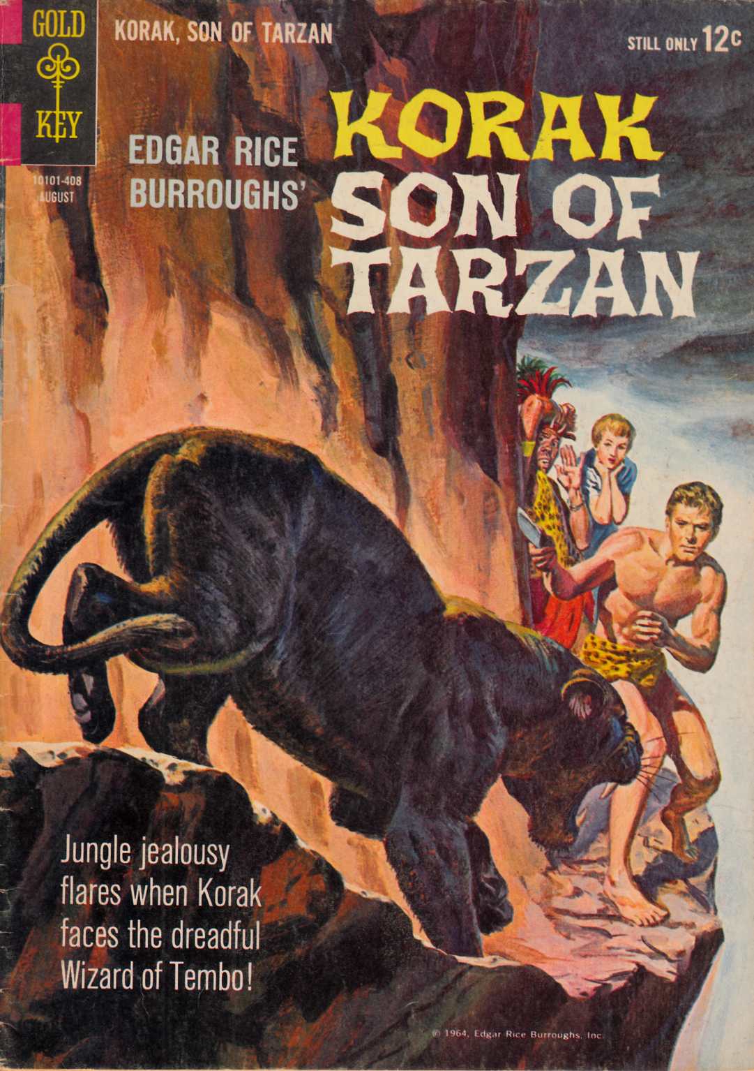 Korak Son of Tarzan #4 Fine (6.0) [Gold Key Comic] THUMBNAIL