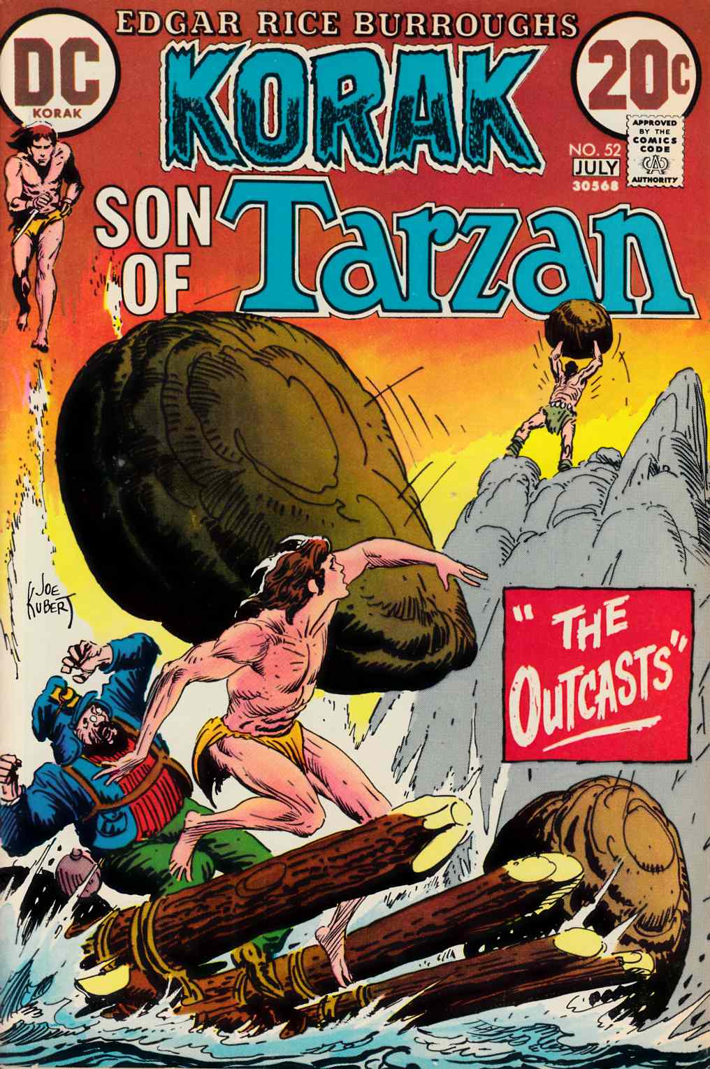 Korak Son of Tarzan #52 Very Fine Plus (8.5) [DC Comic ...