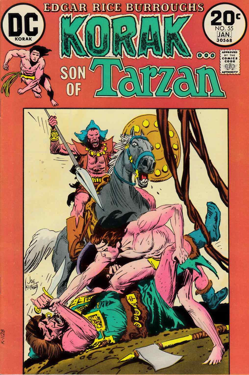 Korak Son of Tarzan #55 Very Fine Plus (8.5) [DC Comic] LARGE