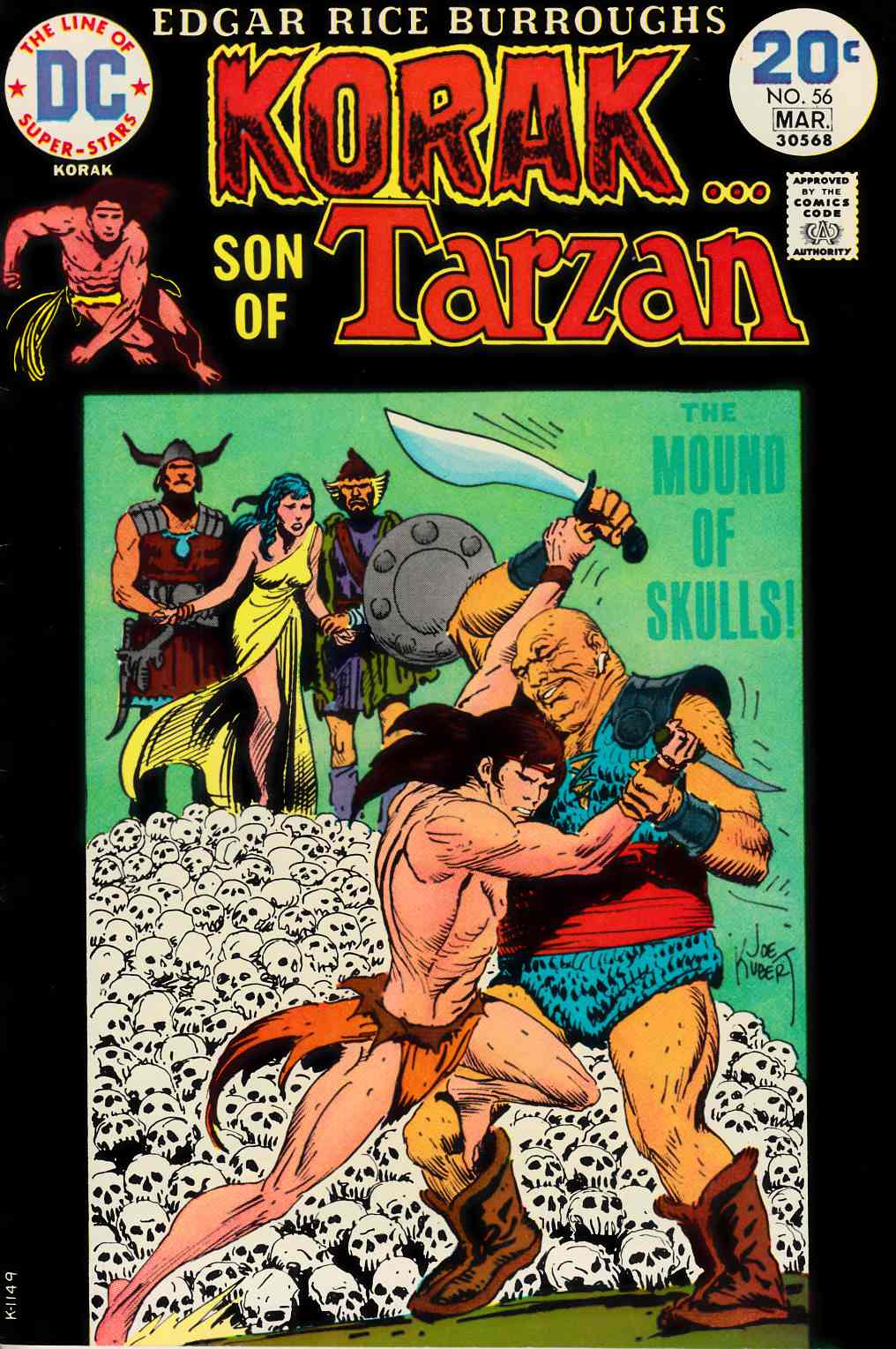 Korak Son of Tarzan #56 Very Fine (8.0) [DC Comic] THUMBNAIL