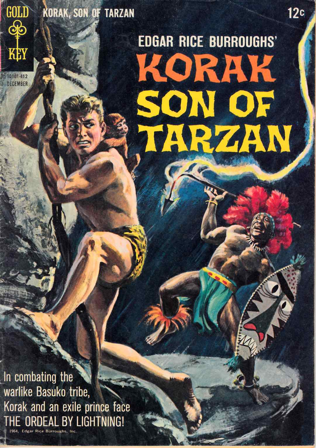 Korak Son of Tarzan #6 Fine (6.0) [Gold Key Comic] LARGE