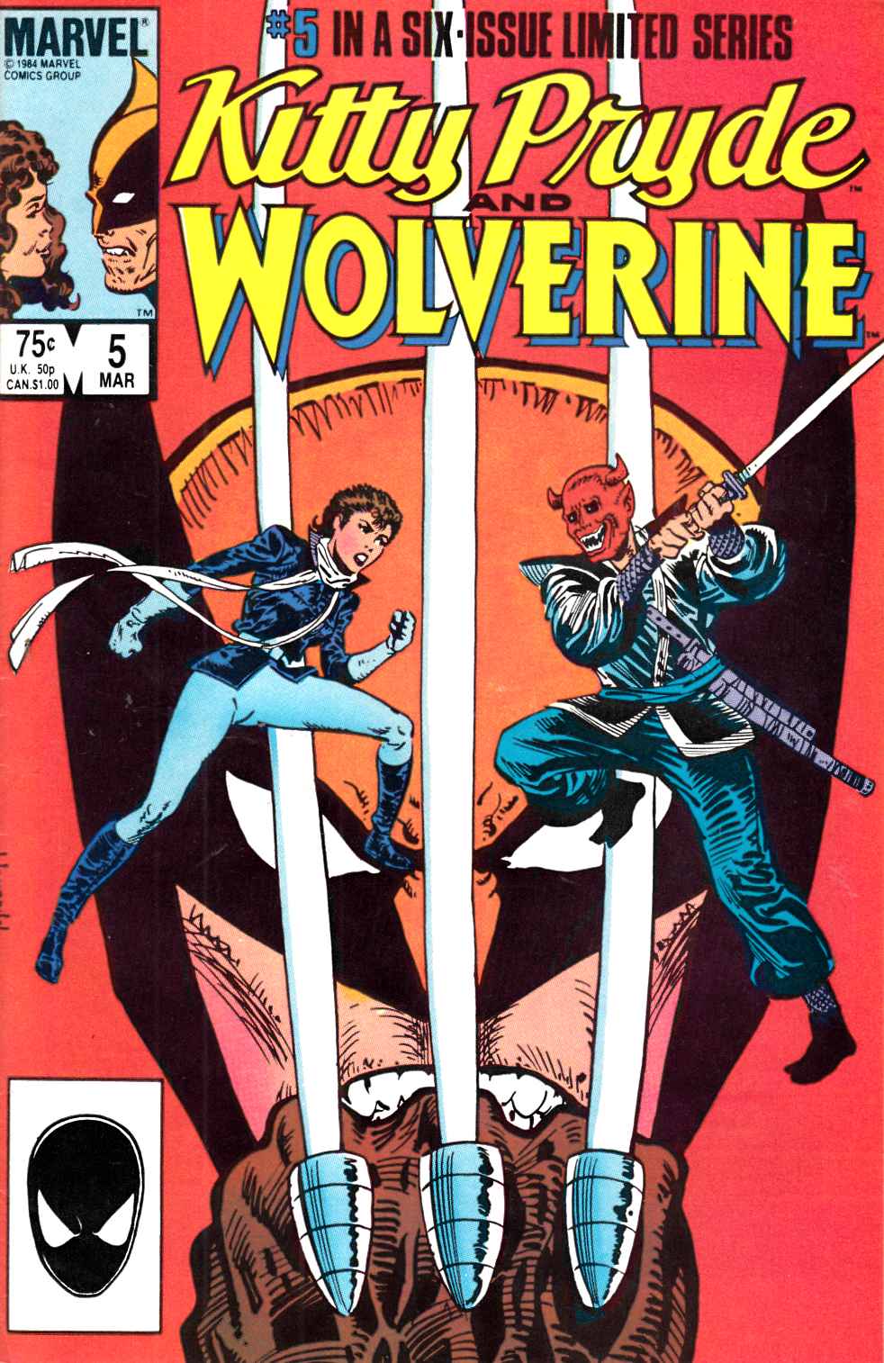 Kitty Pryde and Wolverine #5 Very Fine (8.0) [Marvel Comic] LARGE