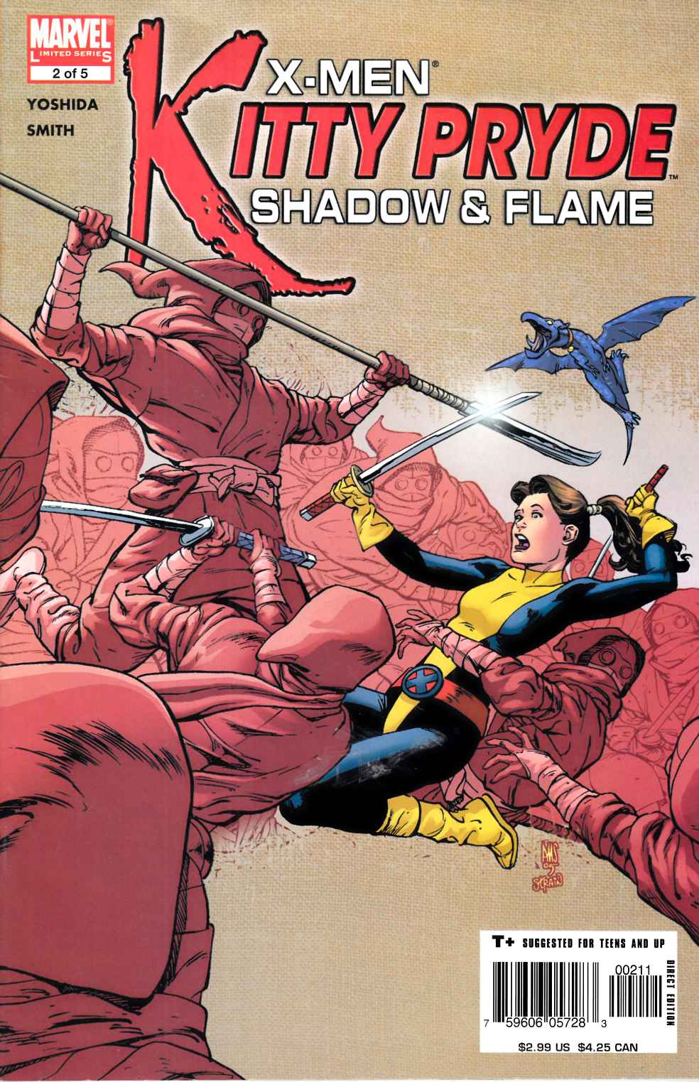 X-Men Kitty Pryde Shadow and Flame #2 Fine (6.0) [Marvel Comic] THUMBNAIL