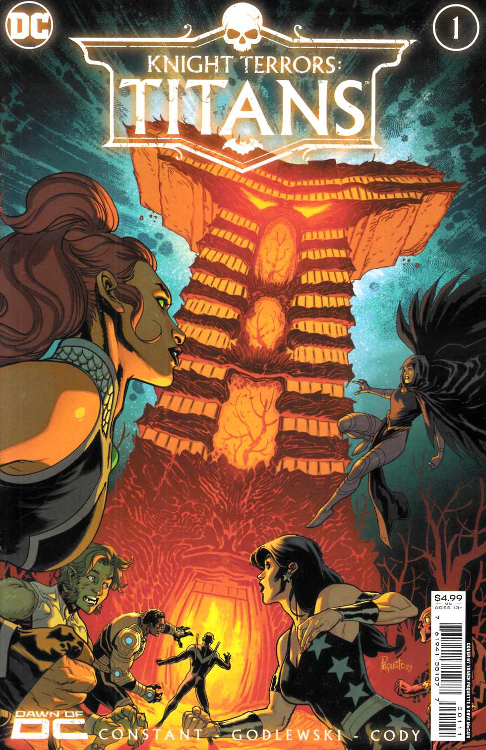 Knight Terrors Titans #1 Near Mint (9.4) [DC Comic] LARGE