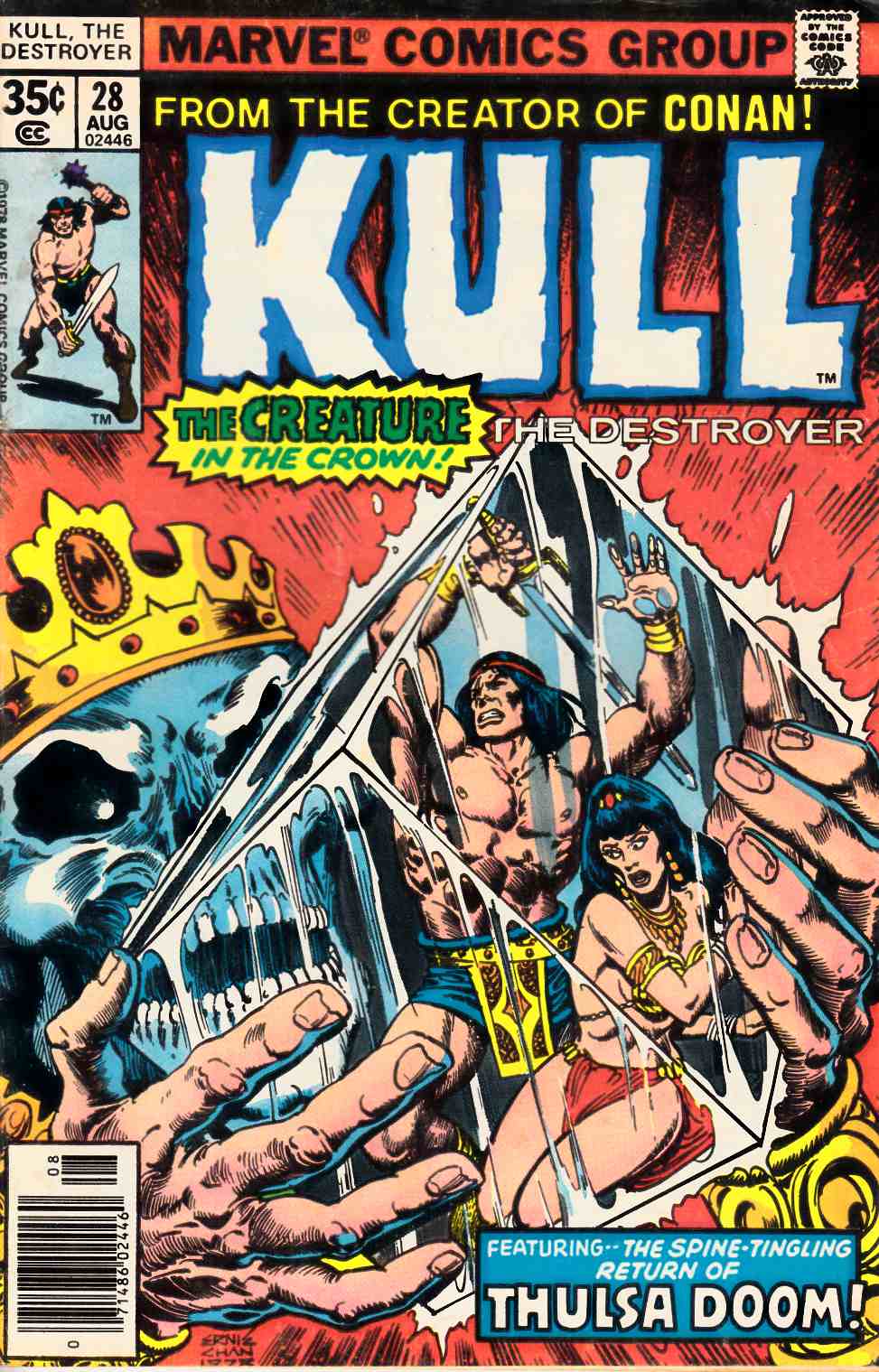 Kull The Conqueror #28 Very Good (4.0) [Marvel Comic] LARGE